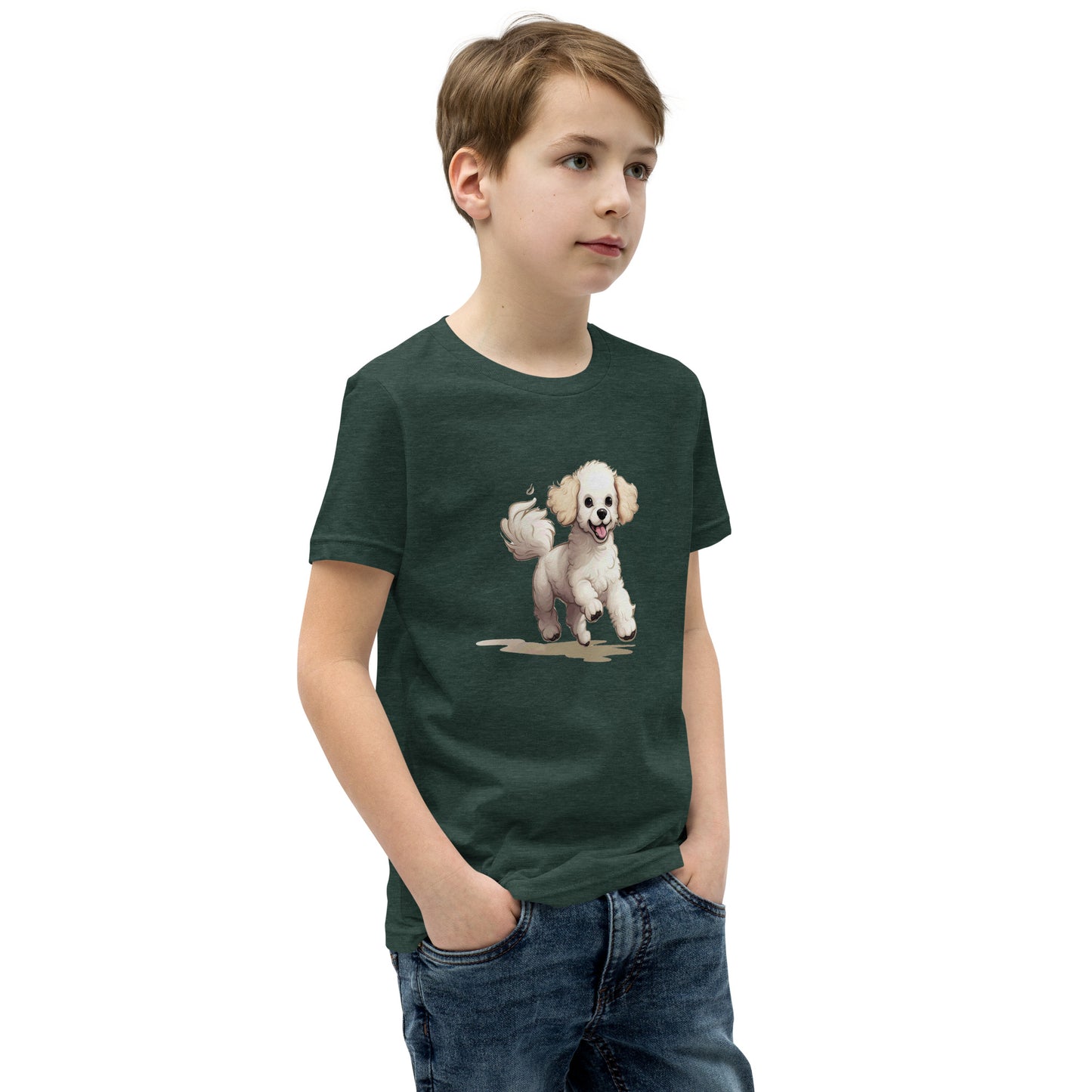 Playful Puppers Poodle - Youth Tee