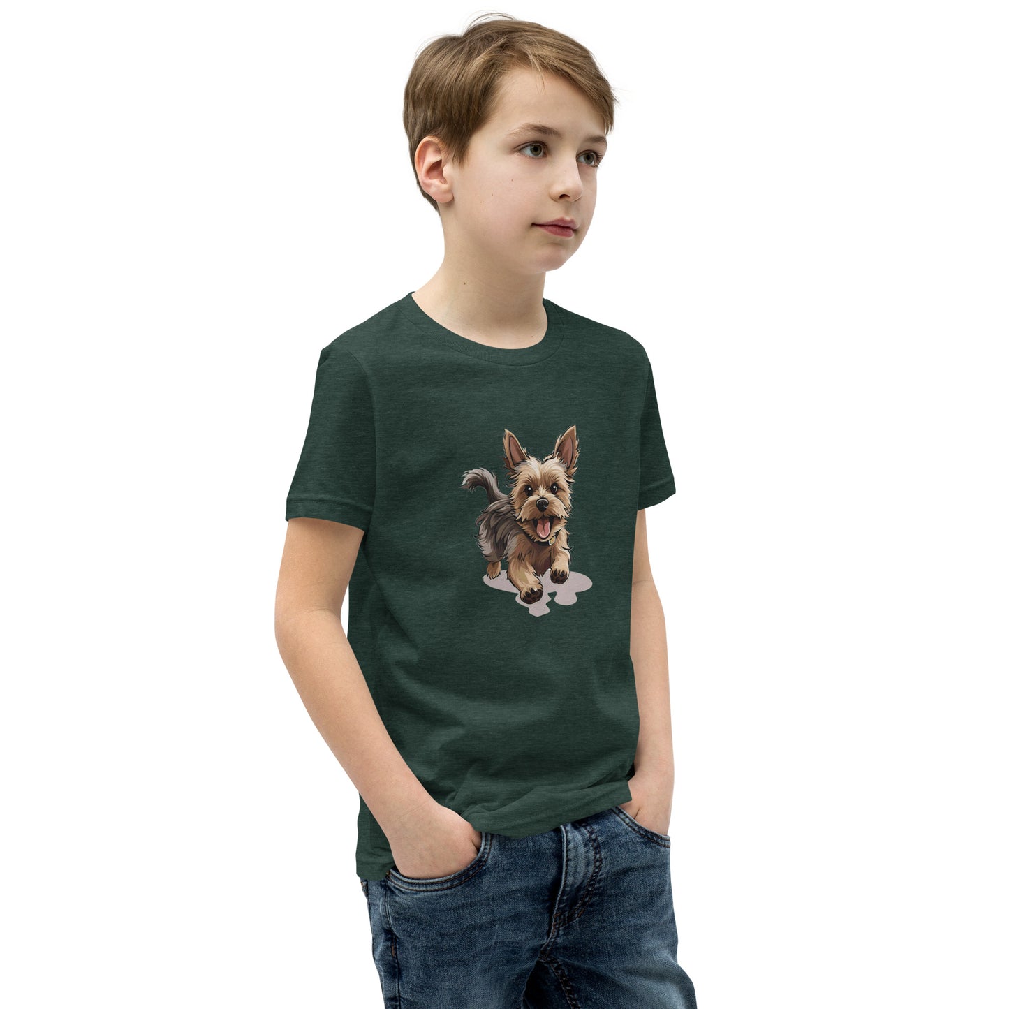 Playful Puppers Yorkshire Terrier - Youth Tee