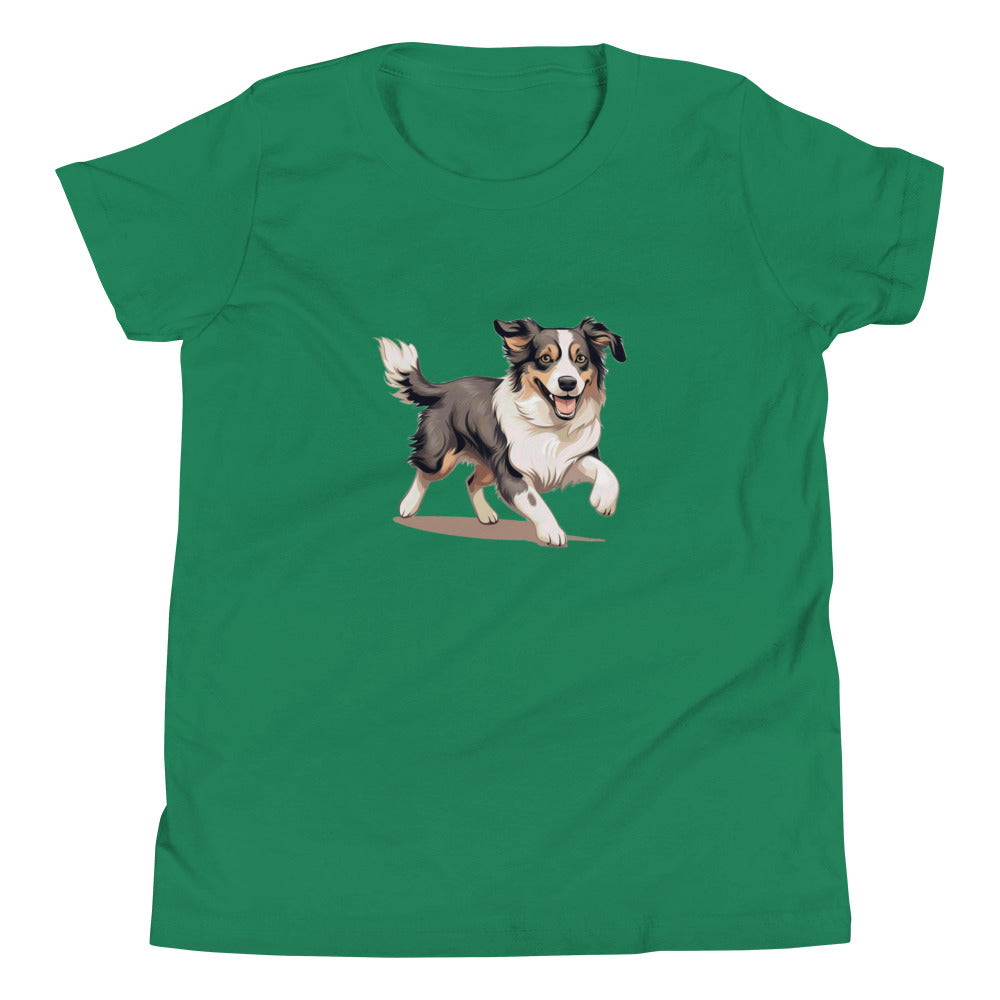 Playful Puppers Australian Shepherd - Youth Tee