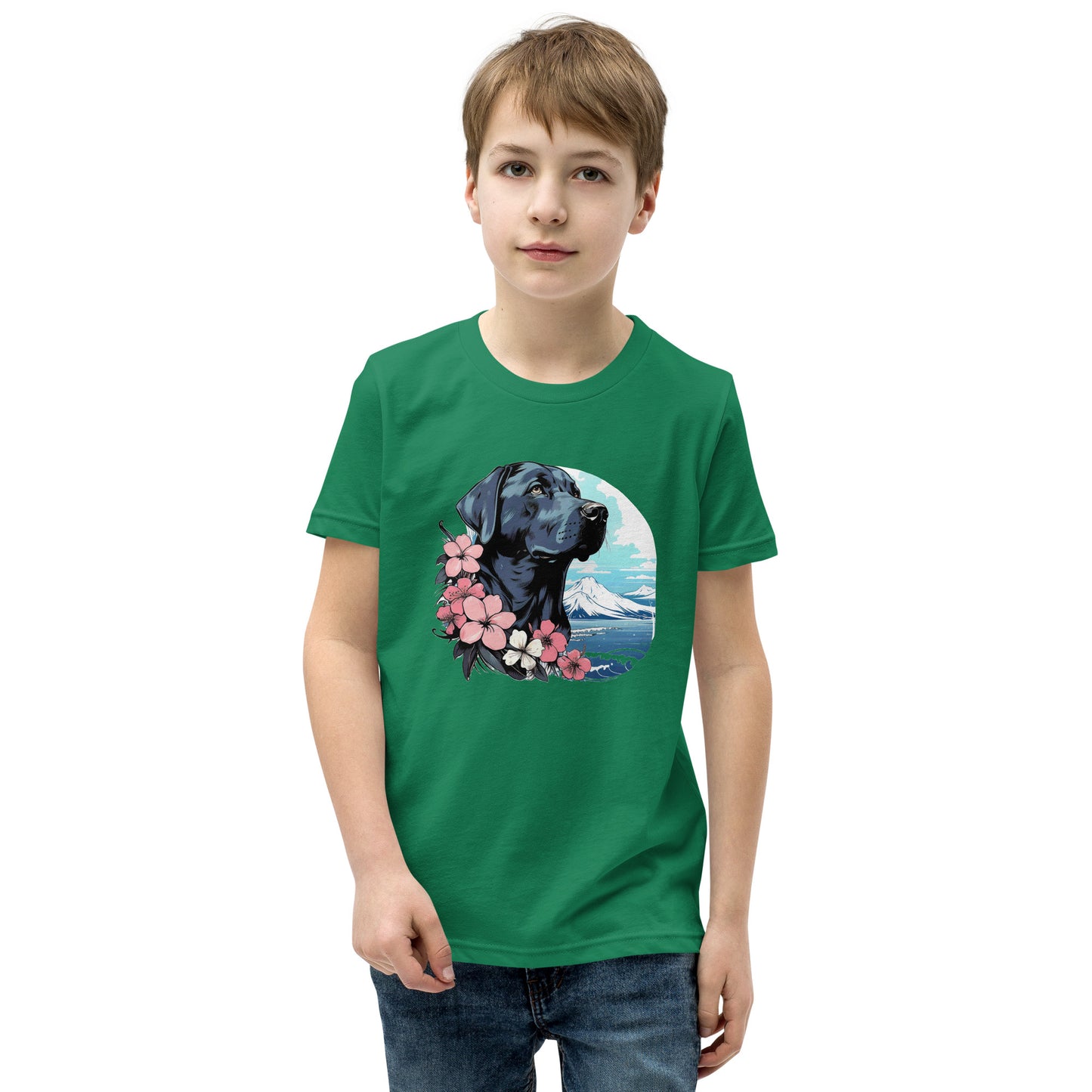 Aloha Black Labrador Retriever - Youth Tee