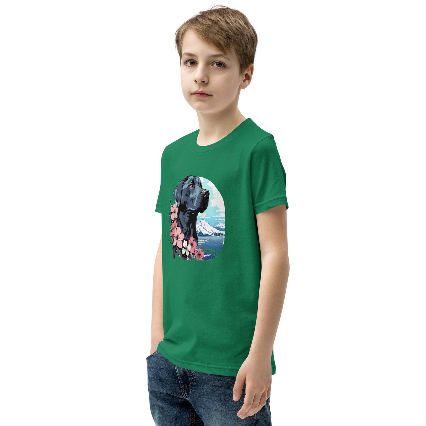 Aloha Black Labrador Retriever - Youth Tee