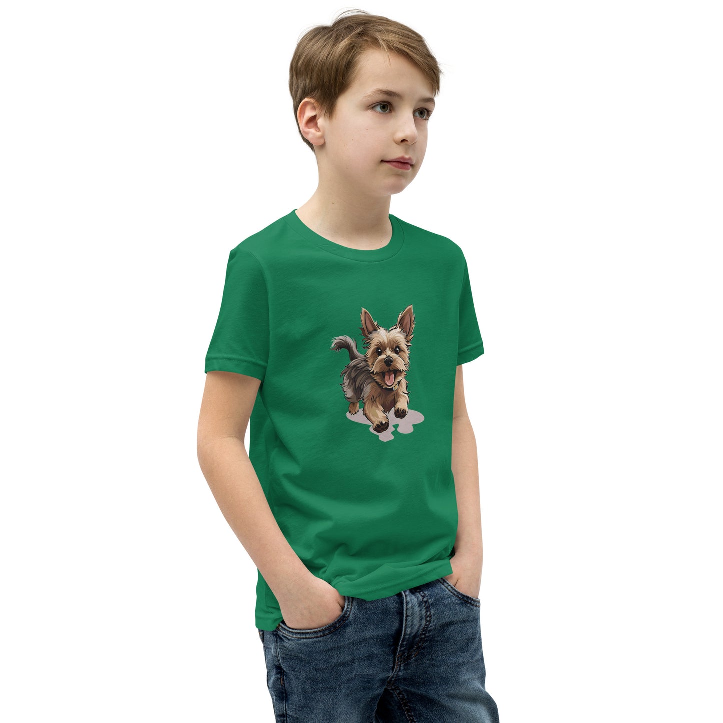 Playful Puppers Yorkshire Terrier - Youth Tee