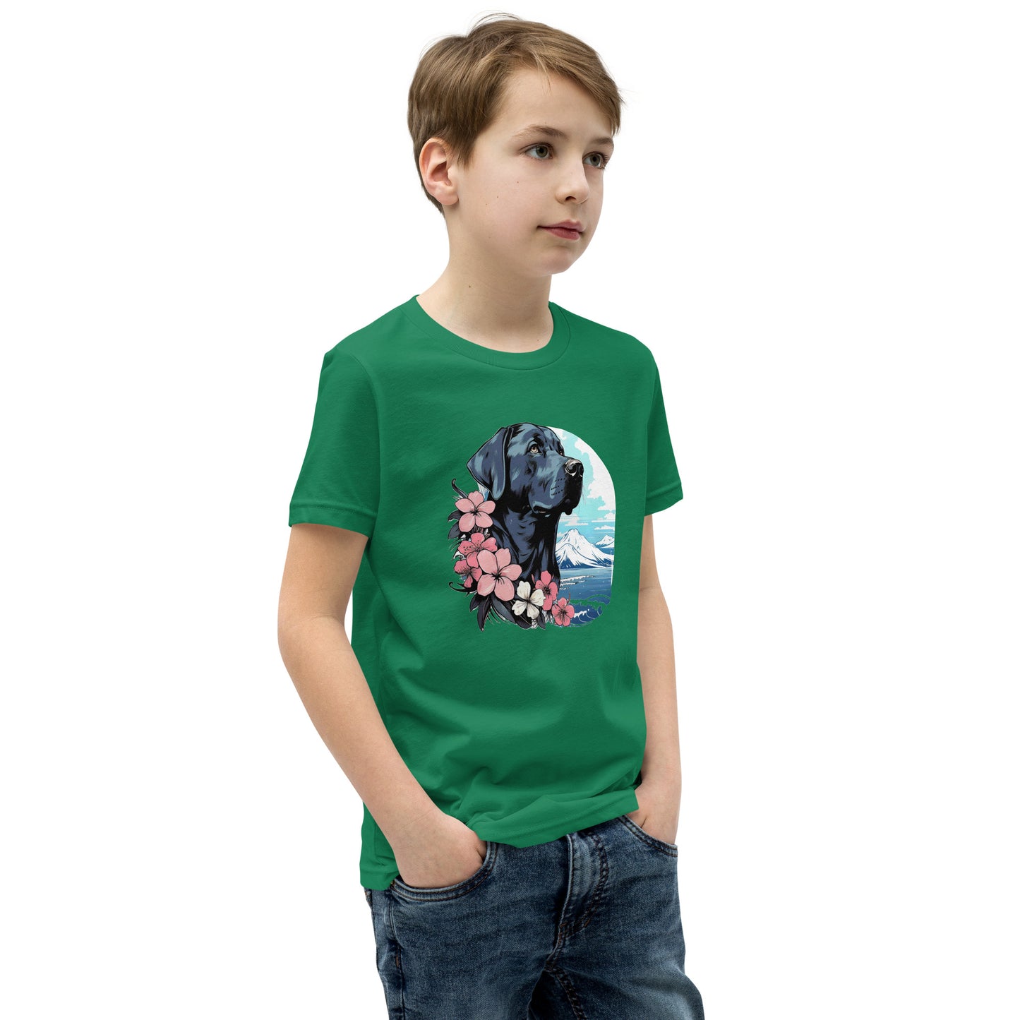 Aloha Black Labrador Retriever - Youth Tee