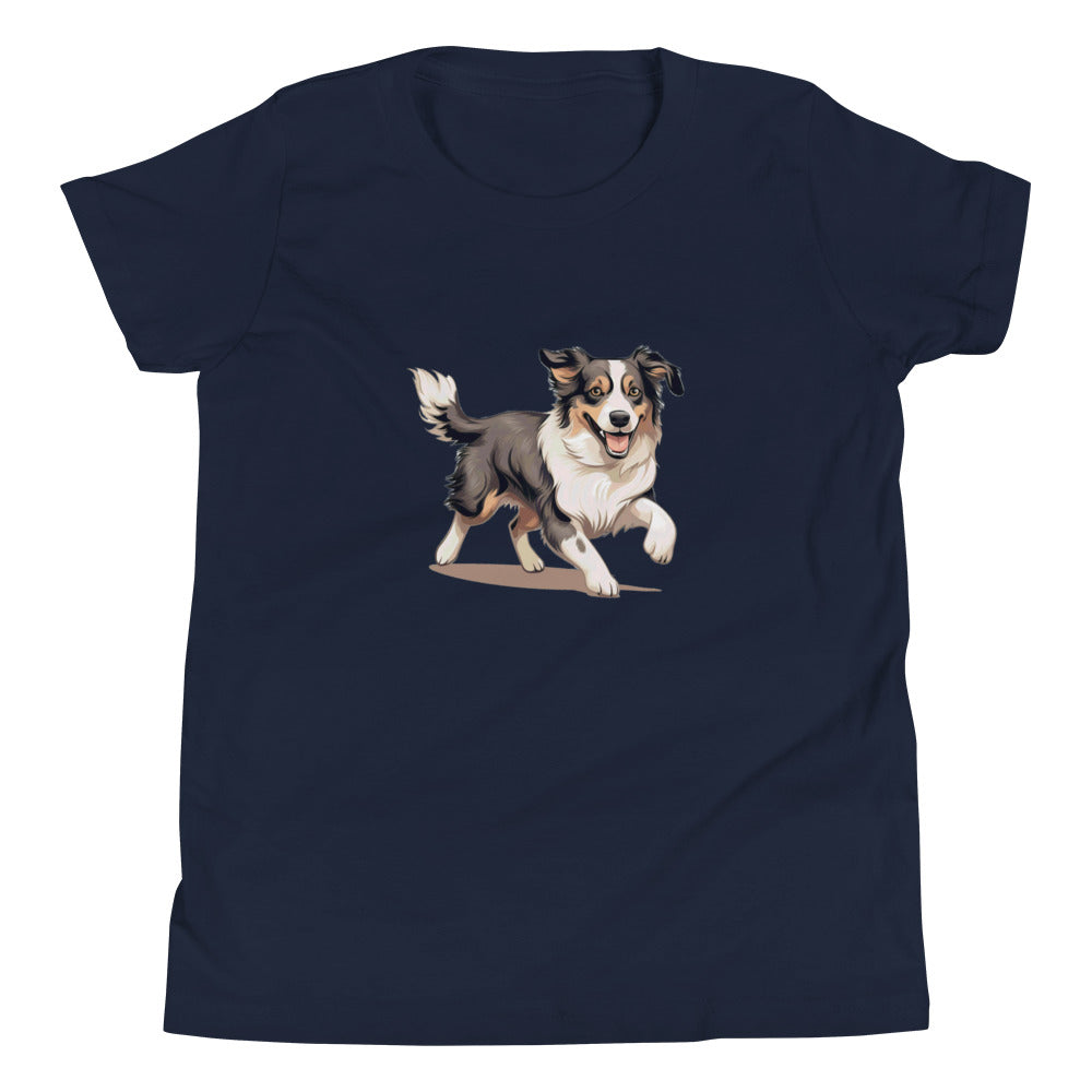 Playful Puppers Australian Shepherd - Youth Tee