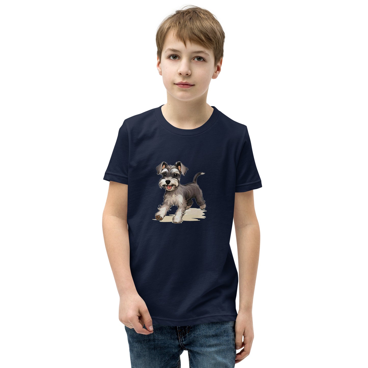 Playful Puppers Miniature Schnauzer - Youth Tee