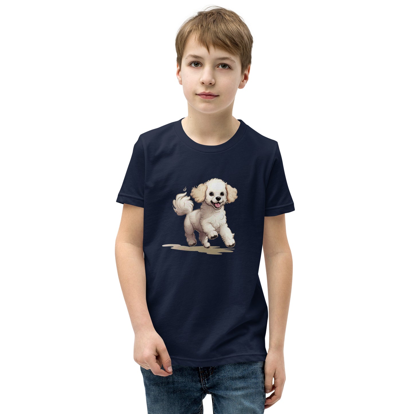 Playful Puppers Poodle - Youth Tee
