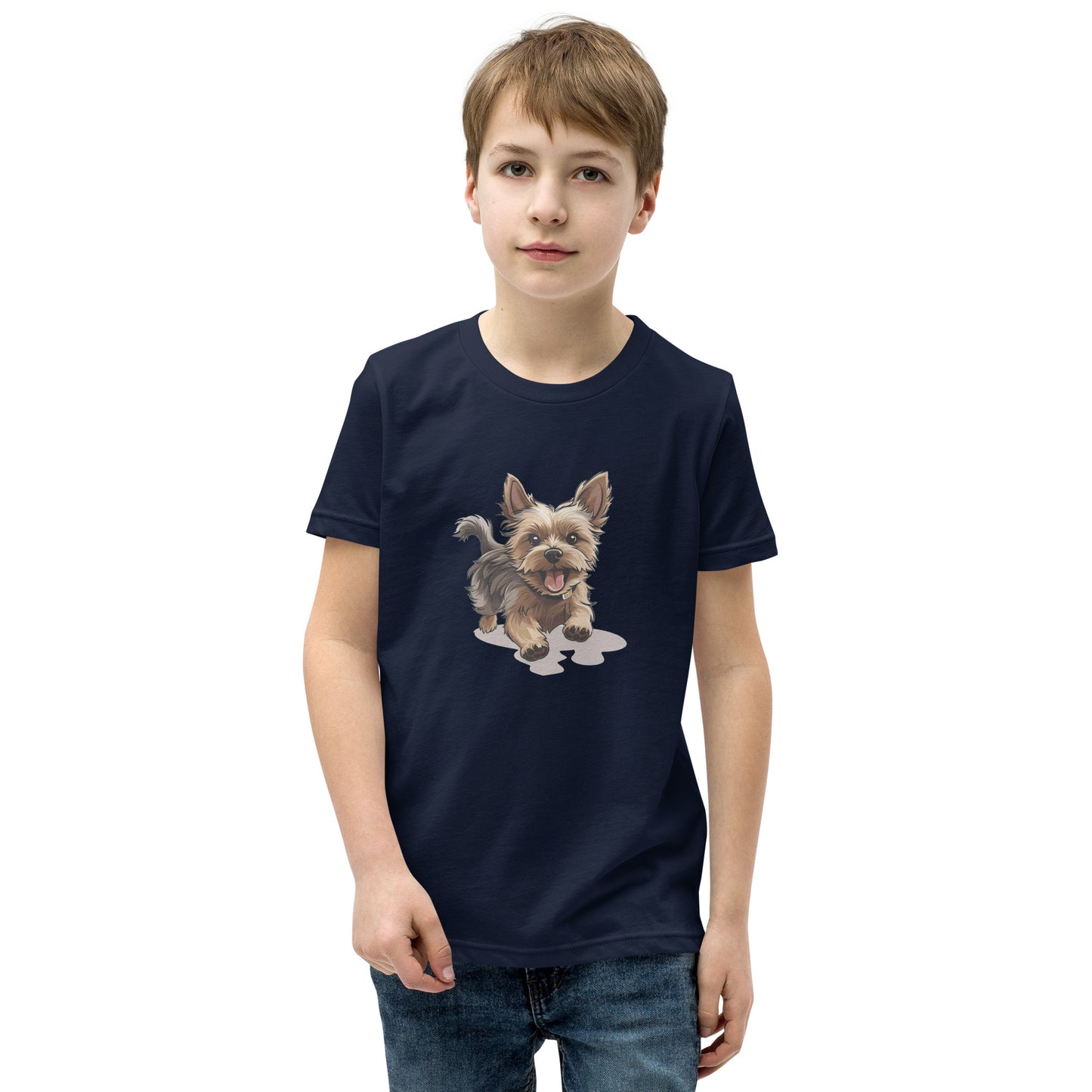 Playful Puppers Yorkshire Terrier - Youth Tee