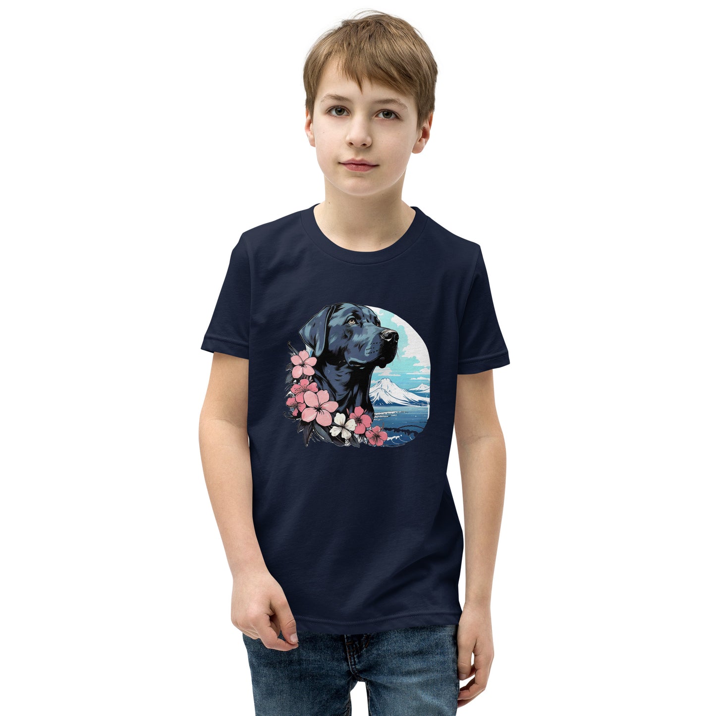 Aloha Black Labrador Retriever - Youth Tee