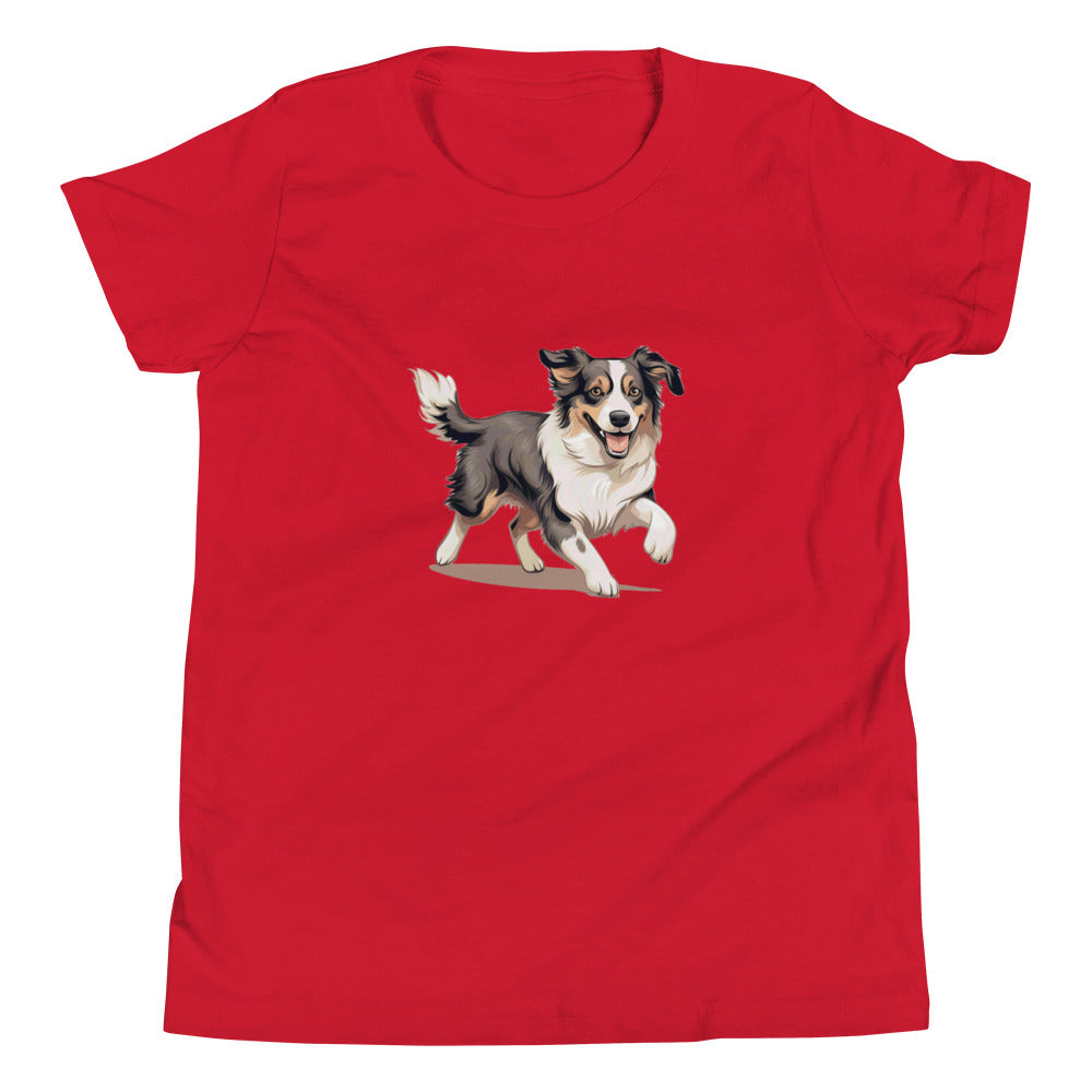 Playful Puppers Australian Shepherd - Youth Tee