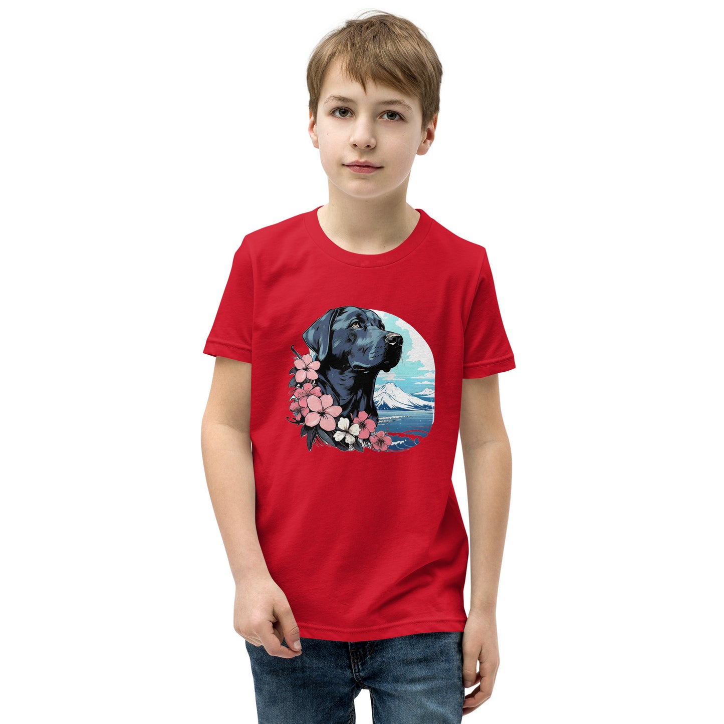Aloha Black Labrador Retriever - Youth Tee