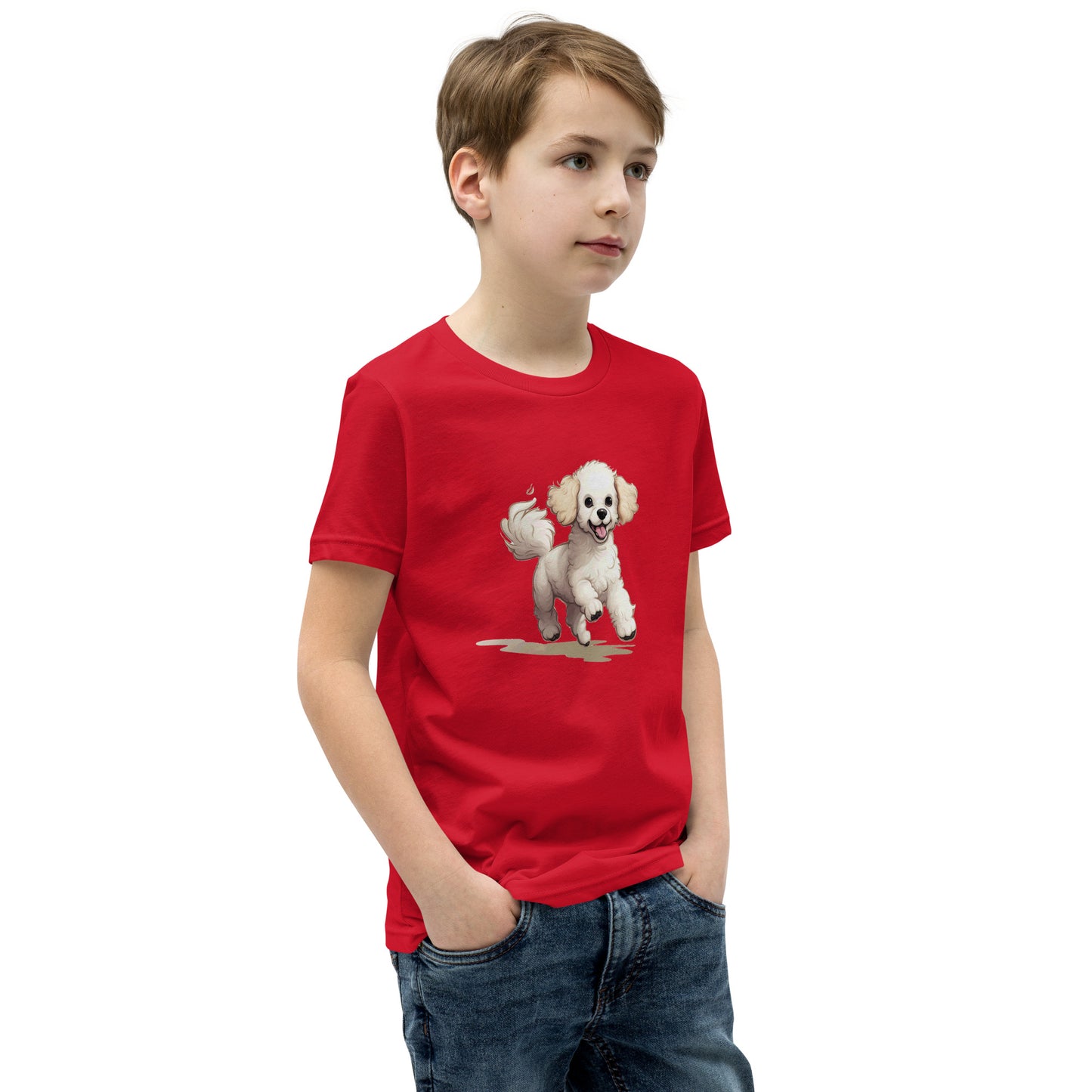 Playful Puppers Poodle - Youth Tee