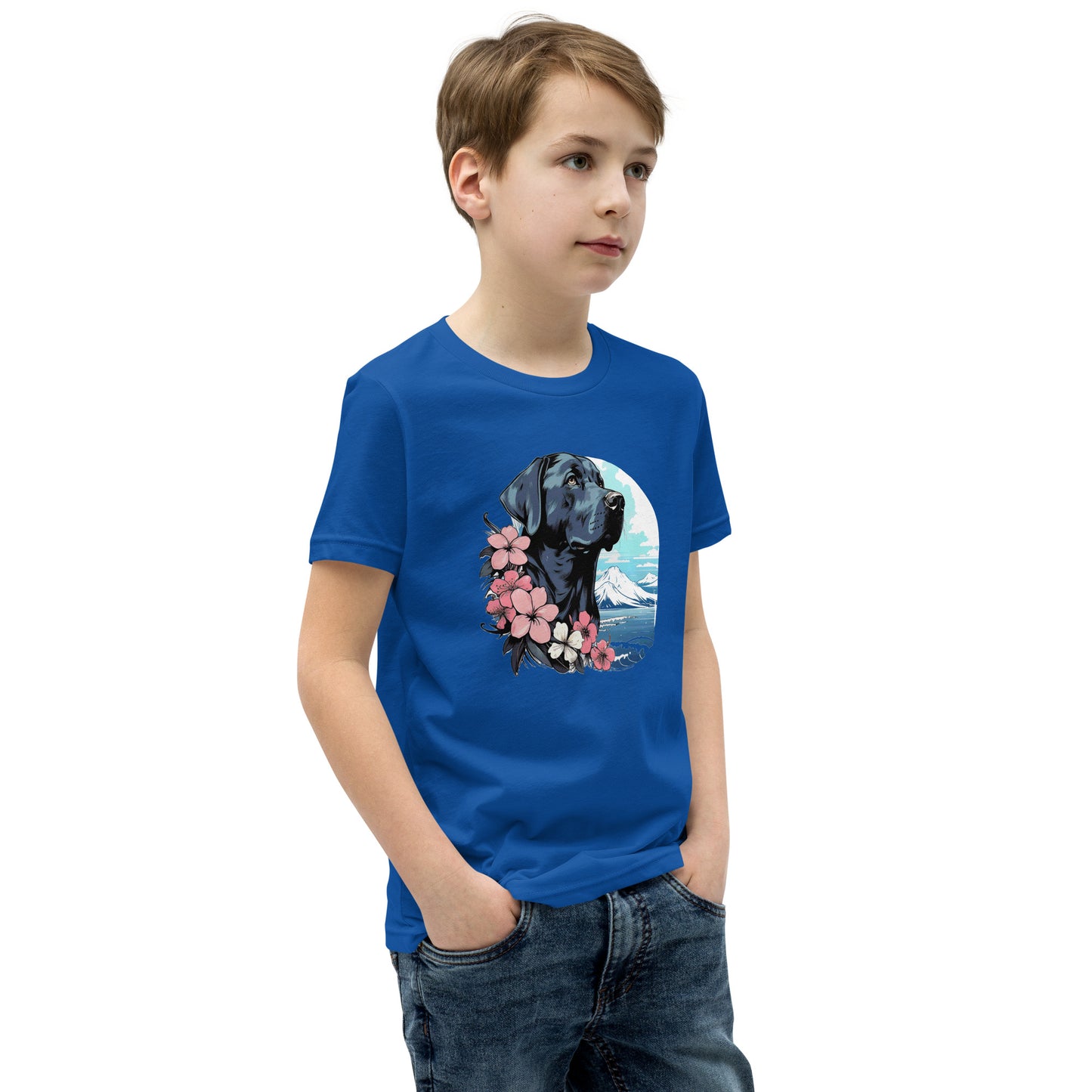 Aloha Black Labrador Retriever - Youth Tee