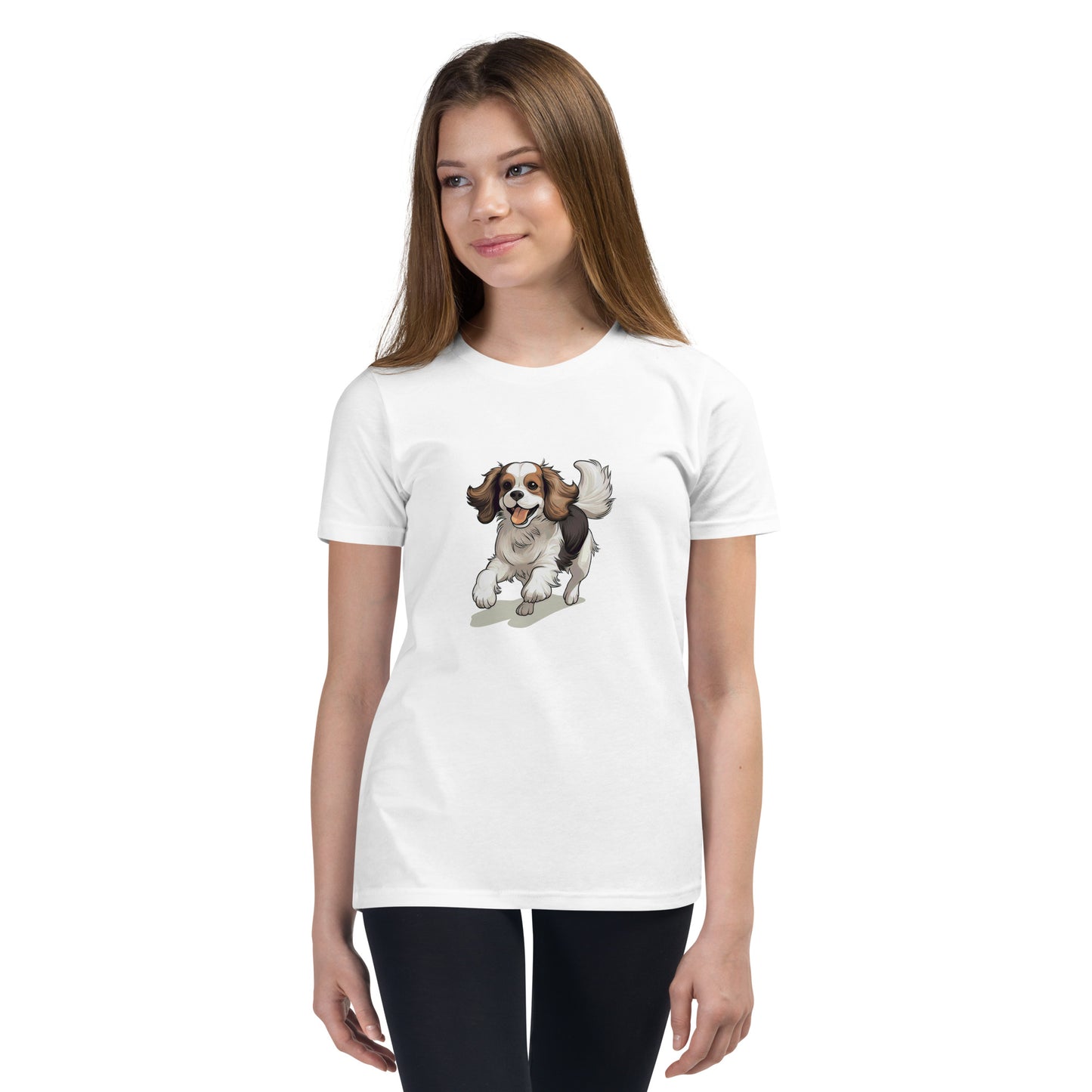 Playful Puppers Cavalier King Charles - Youth Tee