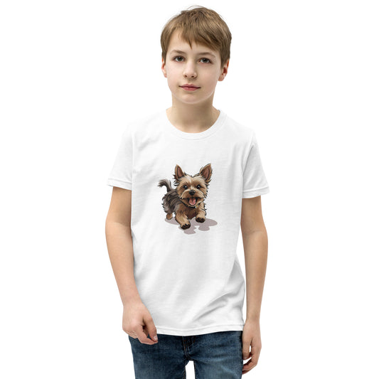 Playful Puppers Yorkshire Terrier - Youth Tee