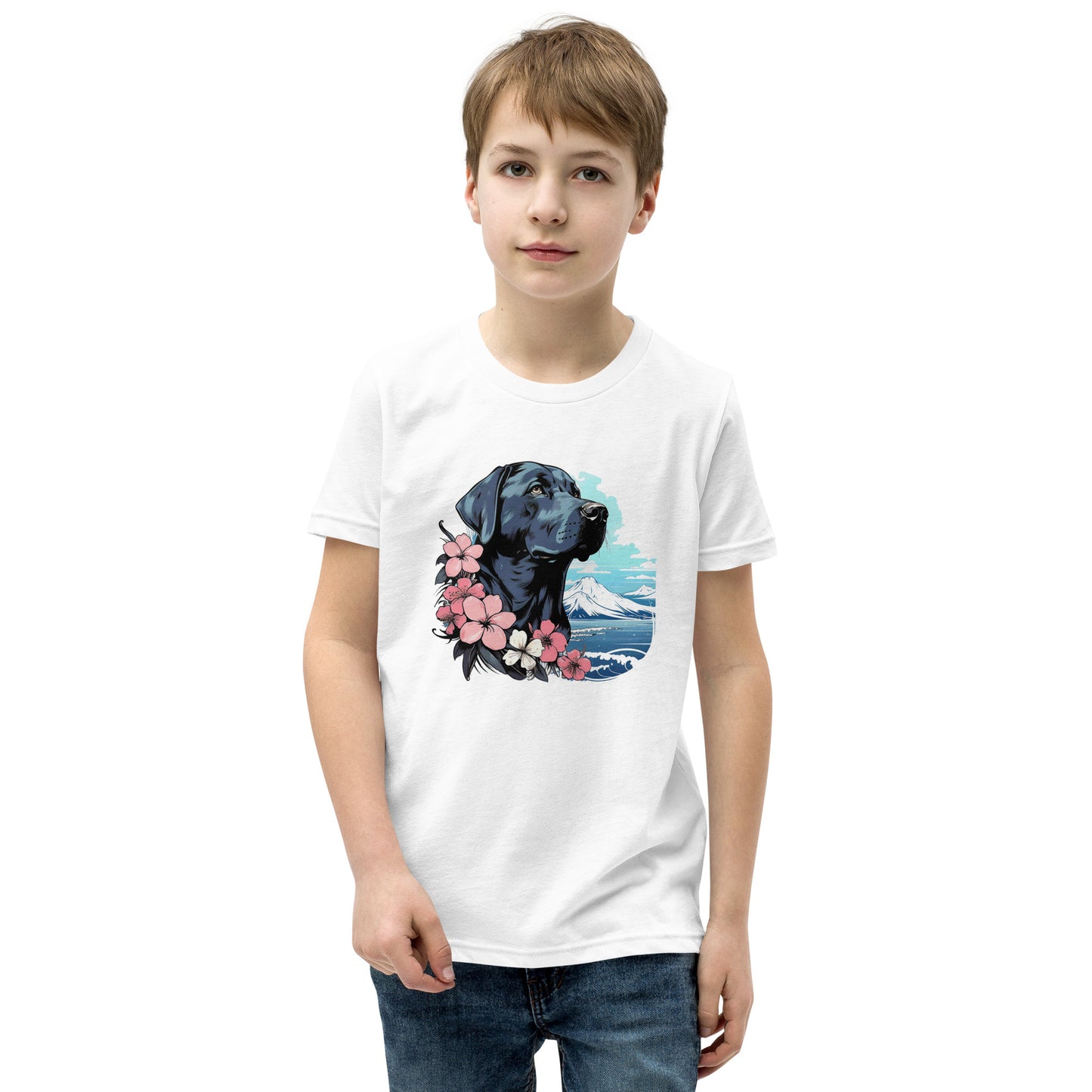 Aloha Black Labrador Retriever - Youth Tee