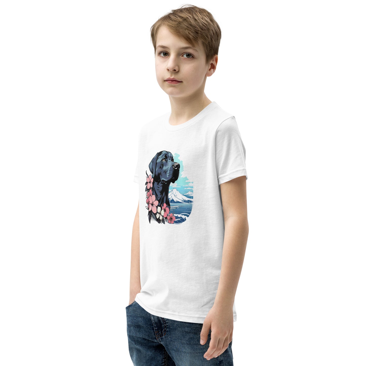 Aloha Black Labrador Retriever - Youth Tee