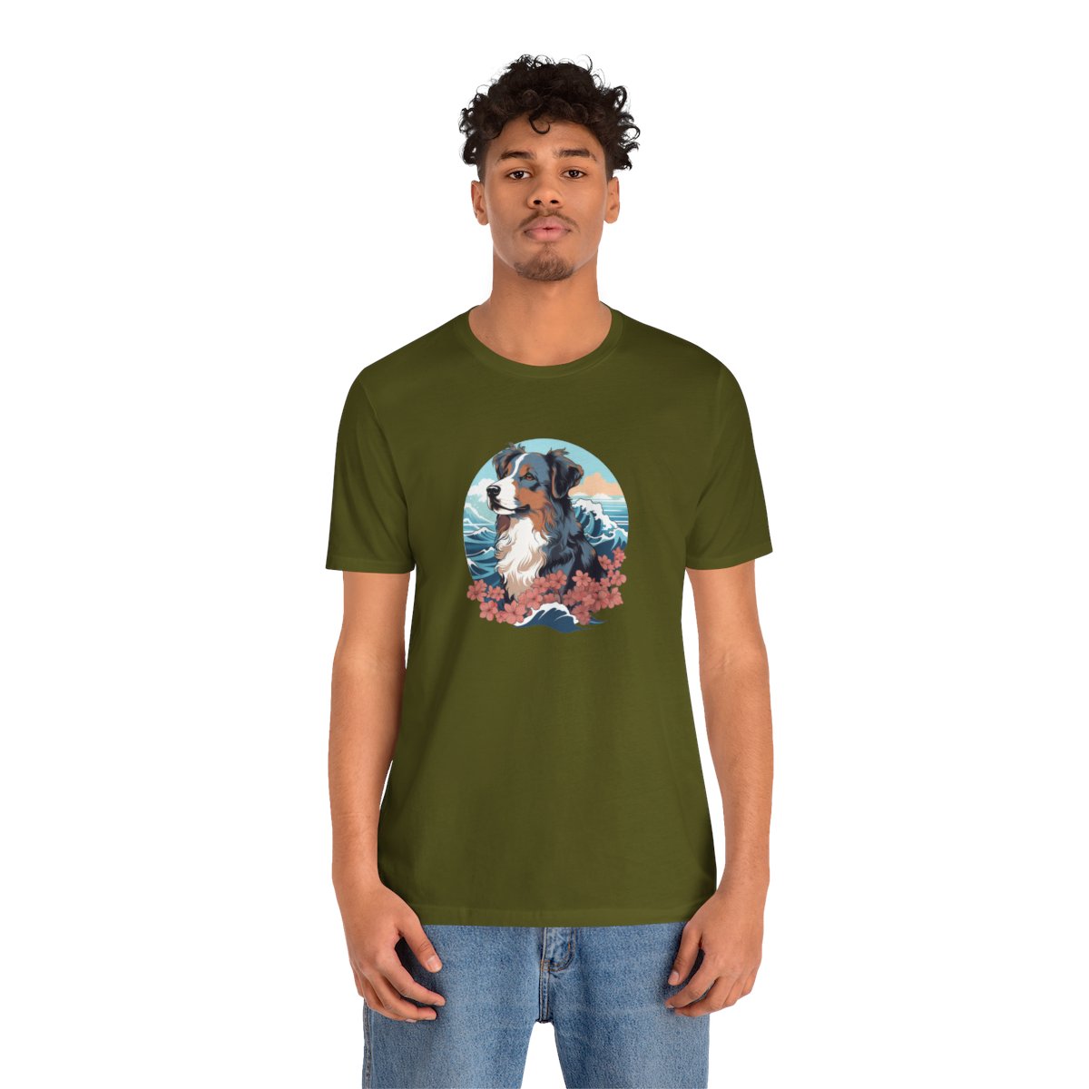 Aloha Australian Shepherd - Men's Tee - person2