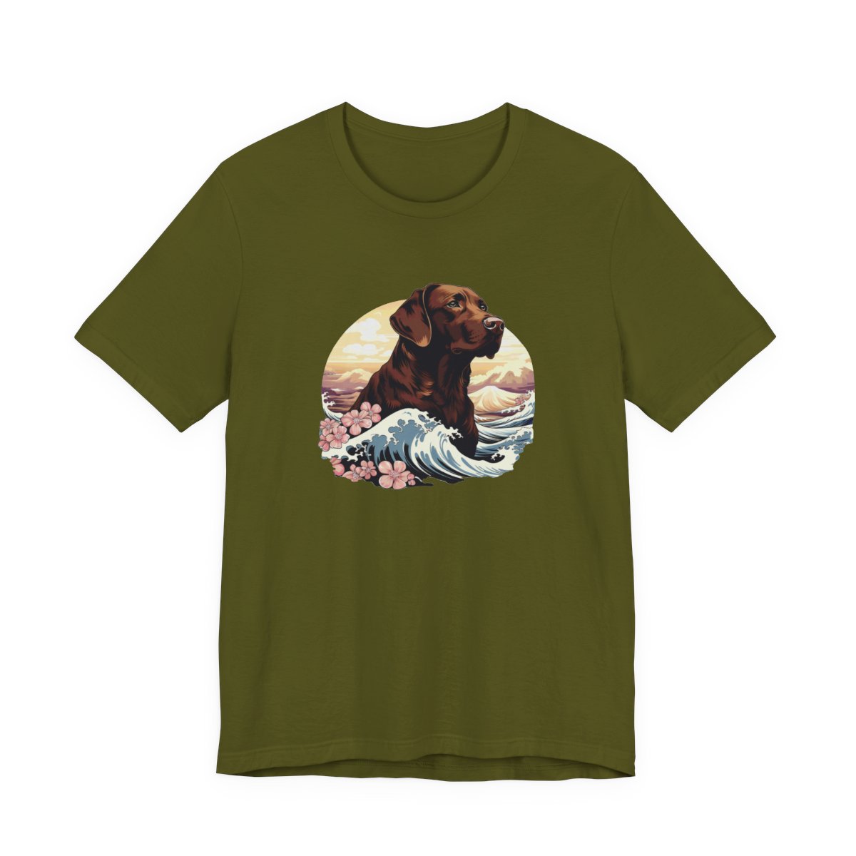 Aloha Chocolate Labrador Retriever - Men's Tee - front
