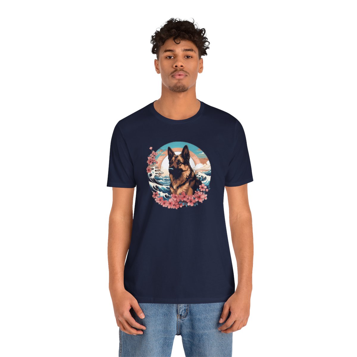 Aloha German Shepherd - Men's Tee - person2