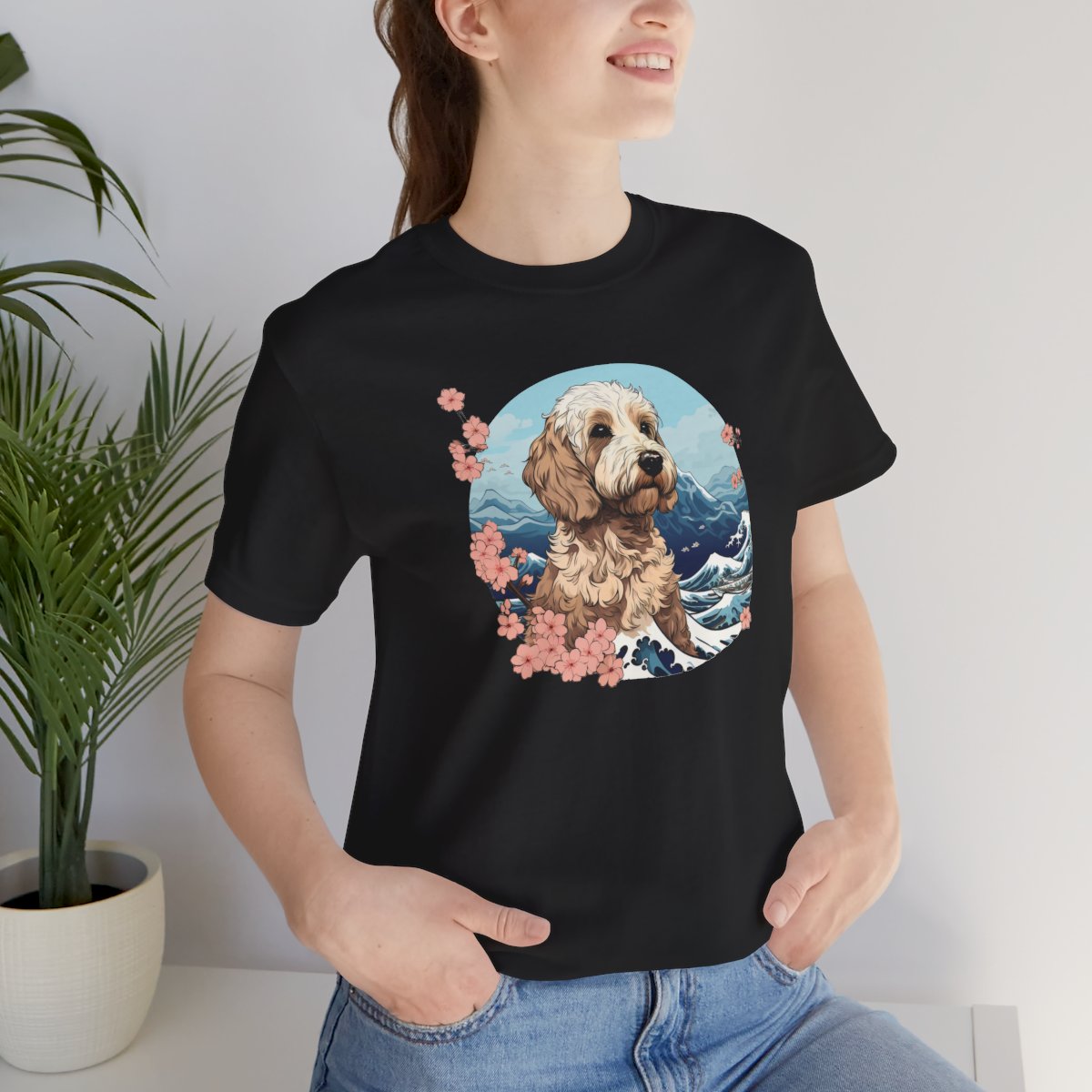 Aloha Labradoodle - Men's Tee - lifestyle