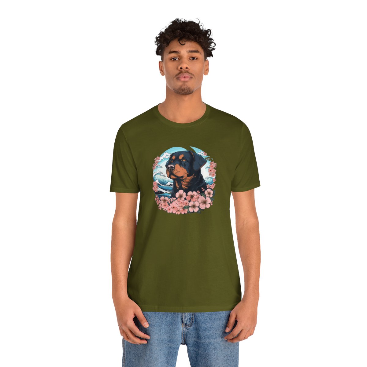 Aloha Rottweiler - Men's Tee - person2