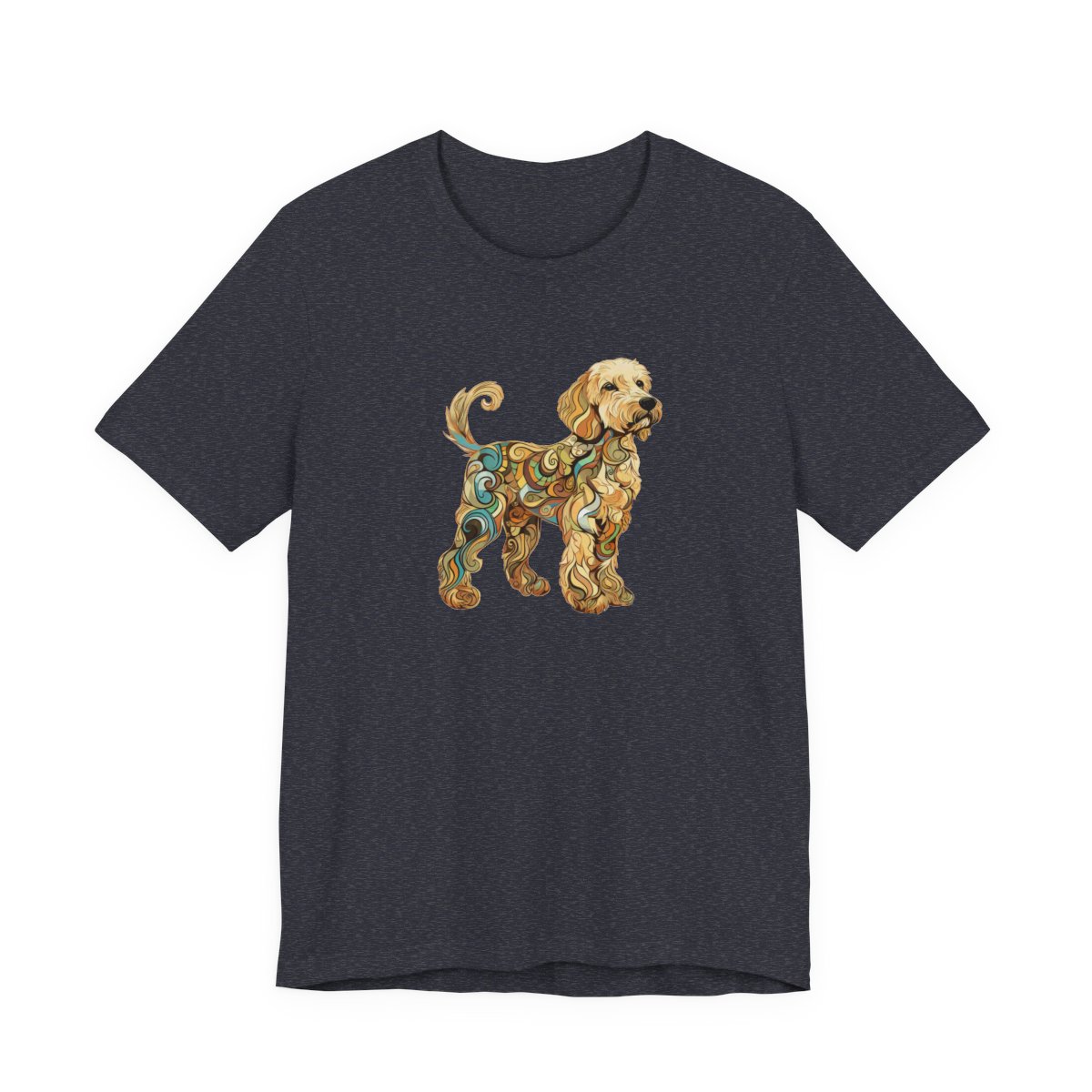Art Nouveau Goldendoodle - Men's Tee - front