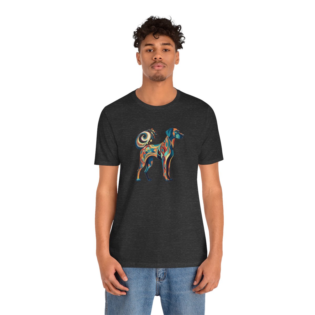 Art Nouveau Great Dane - Men's Tee - person2