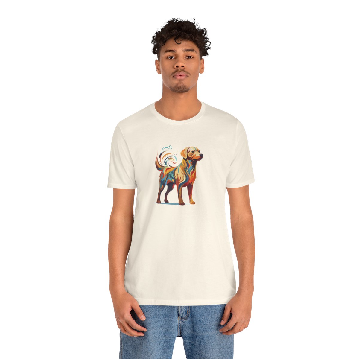 Art Nouveau Labrador Retriever - Men's Tee - person2