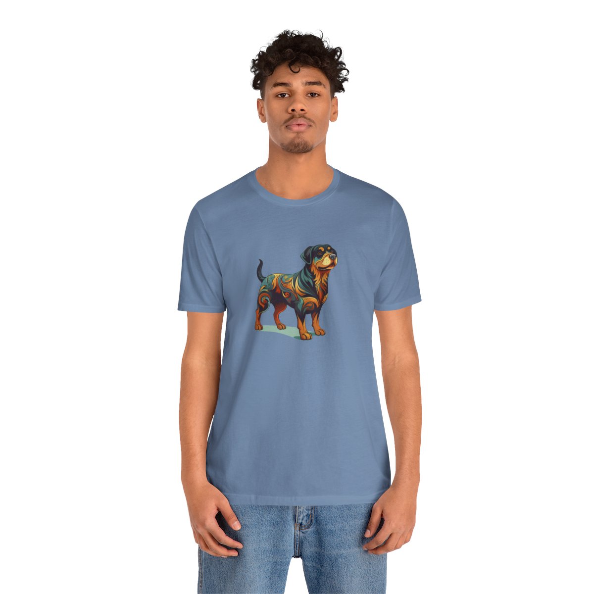 Art Nouveau Rottweiler - Men's Tee - person2