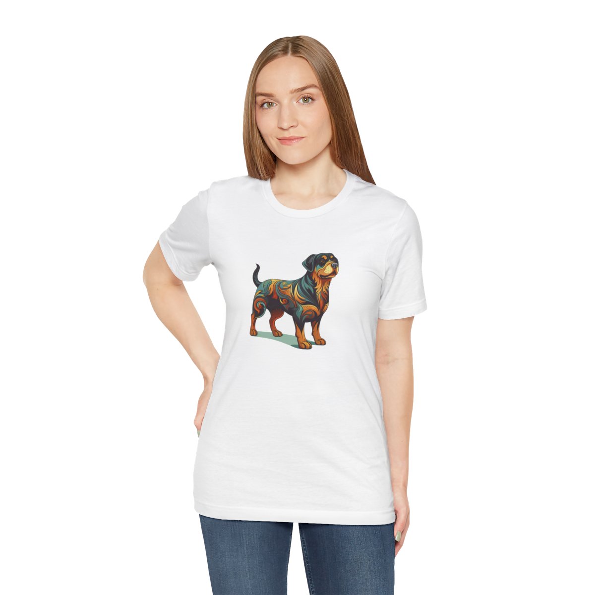 Art Nouveau Rottweiler - Men's Tee - person3