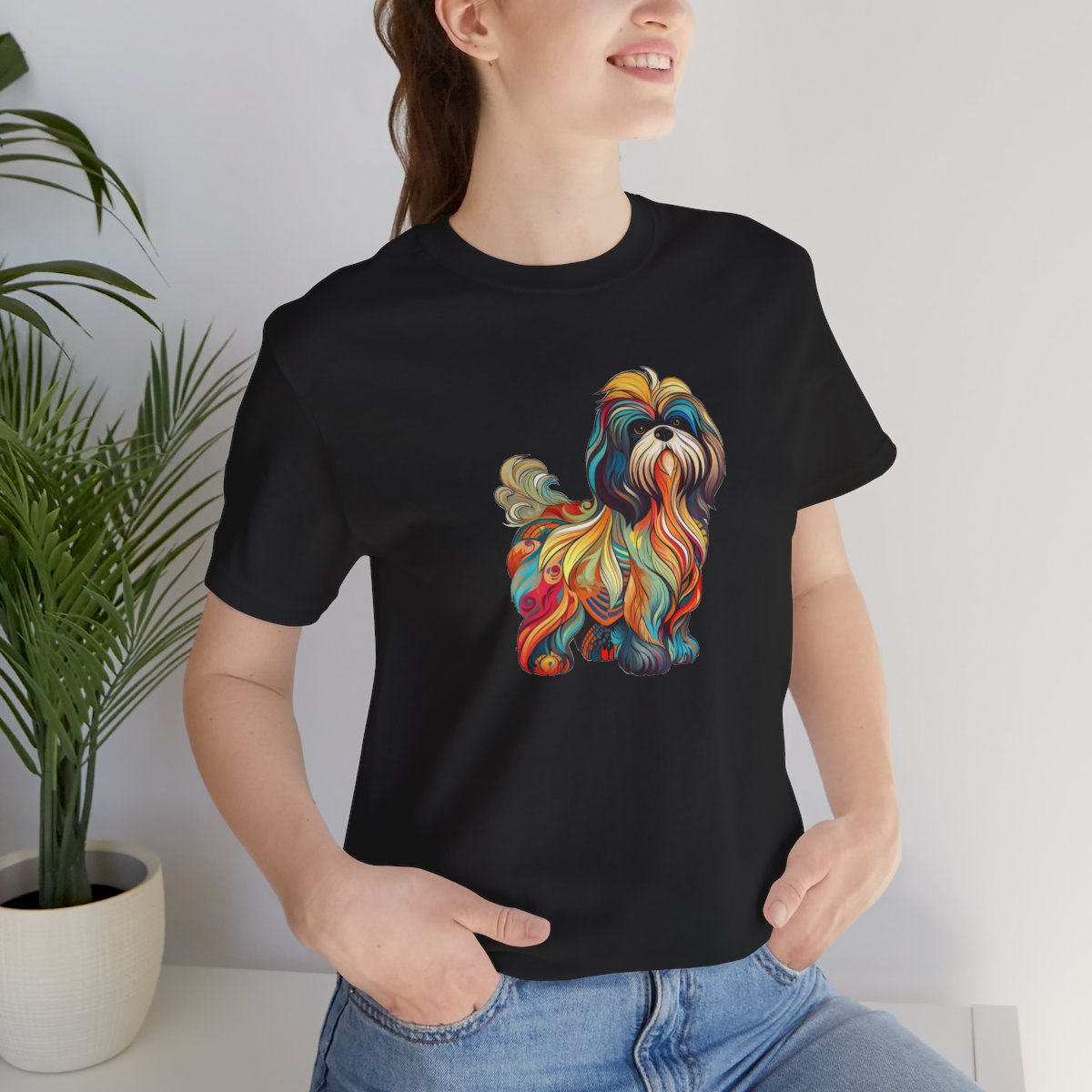 Art Nouveau Shih Tzu - Men's Tee - lifestyle