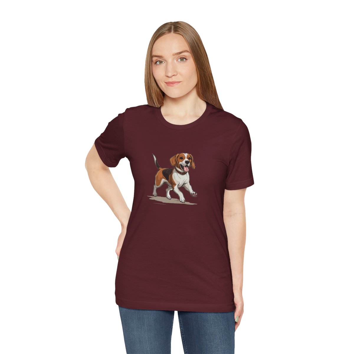 Playful Puppers Beagle - Men's Tee - person3