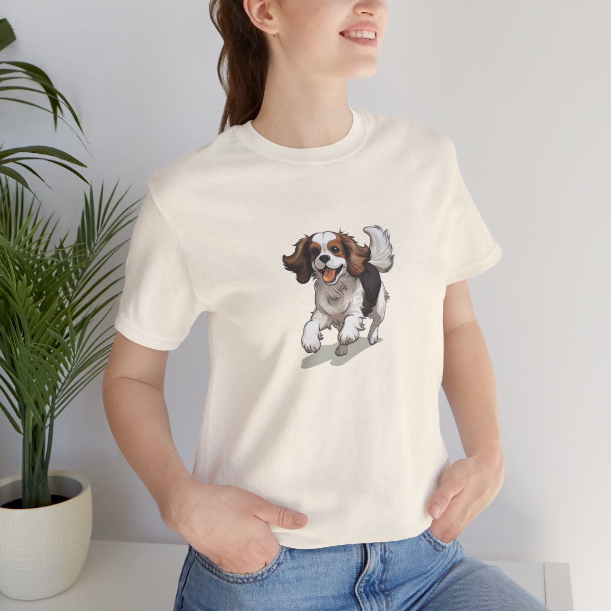 Playful Puppers Cavalier King Charles - Men's Tee - lifestyle