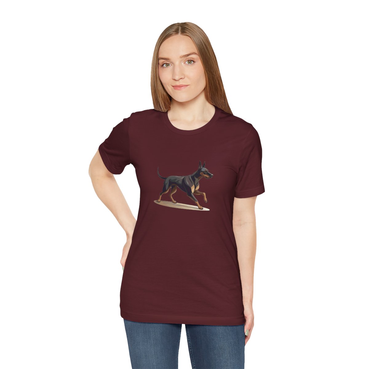Playful Puppers Doberman - Men's Tee - person3