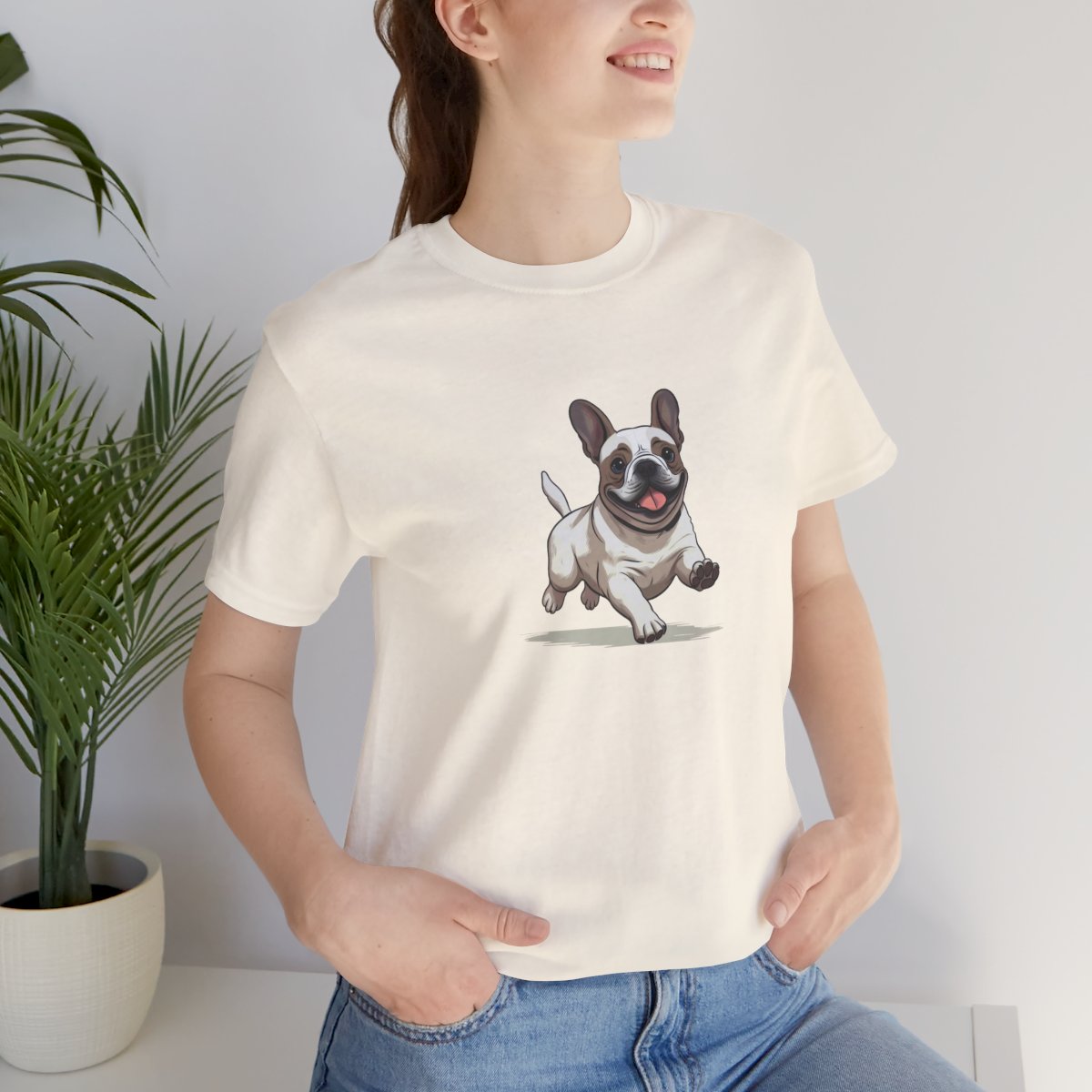 Playful Puppers French Bulldog - Men's Tee - lifestyle
