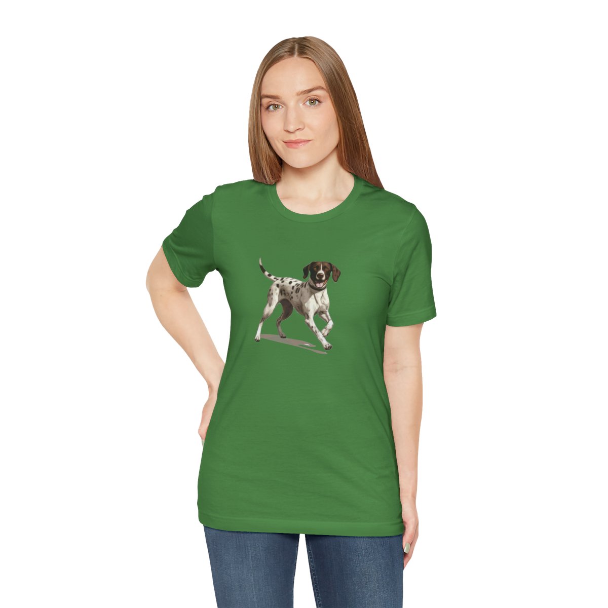 Playful Puppers German Shorthaired Pointer - Men's Tee - person3