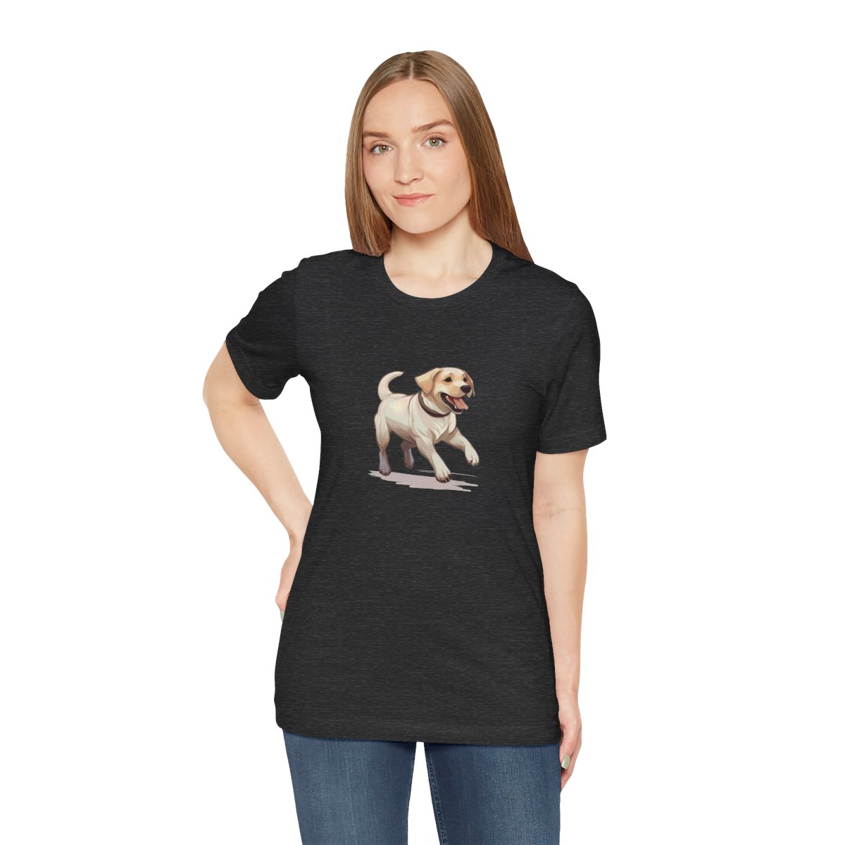 Playful Puppers Labrador Retriever - Men's Tee - person3