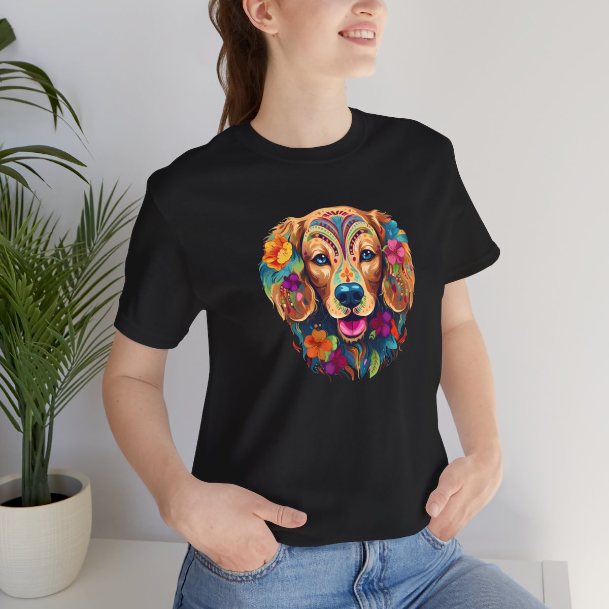 Spirit Animal Golden Retriever - Men's Tee - lifestyle