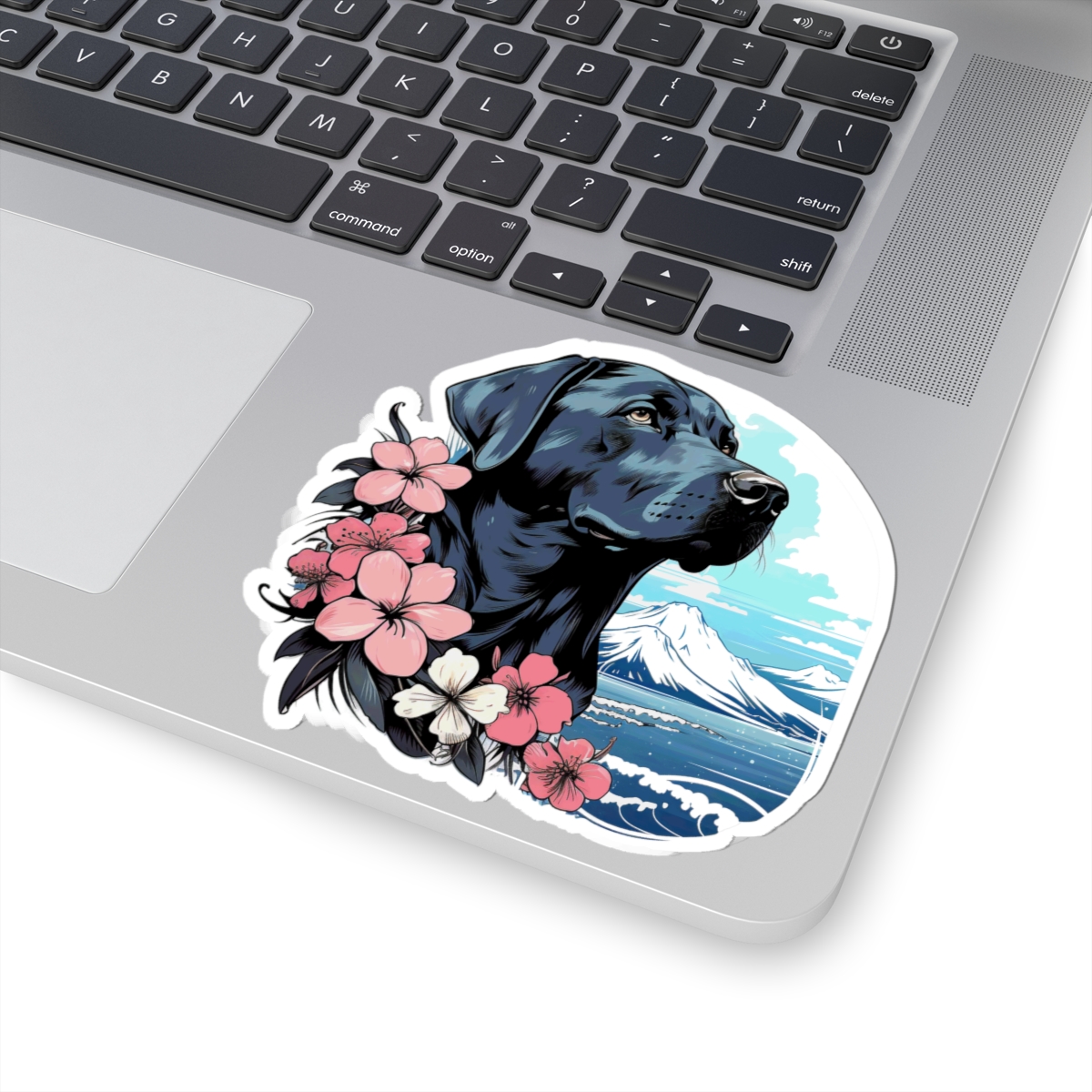 Aloha Black Labrador Retriever - Sticker - context