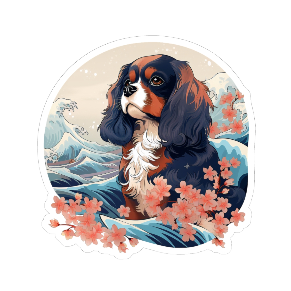 Aloha Cavalier King Charles - Sticker