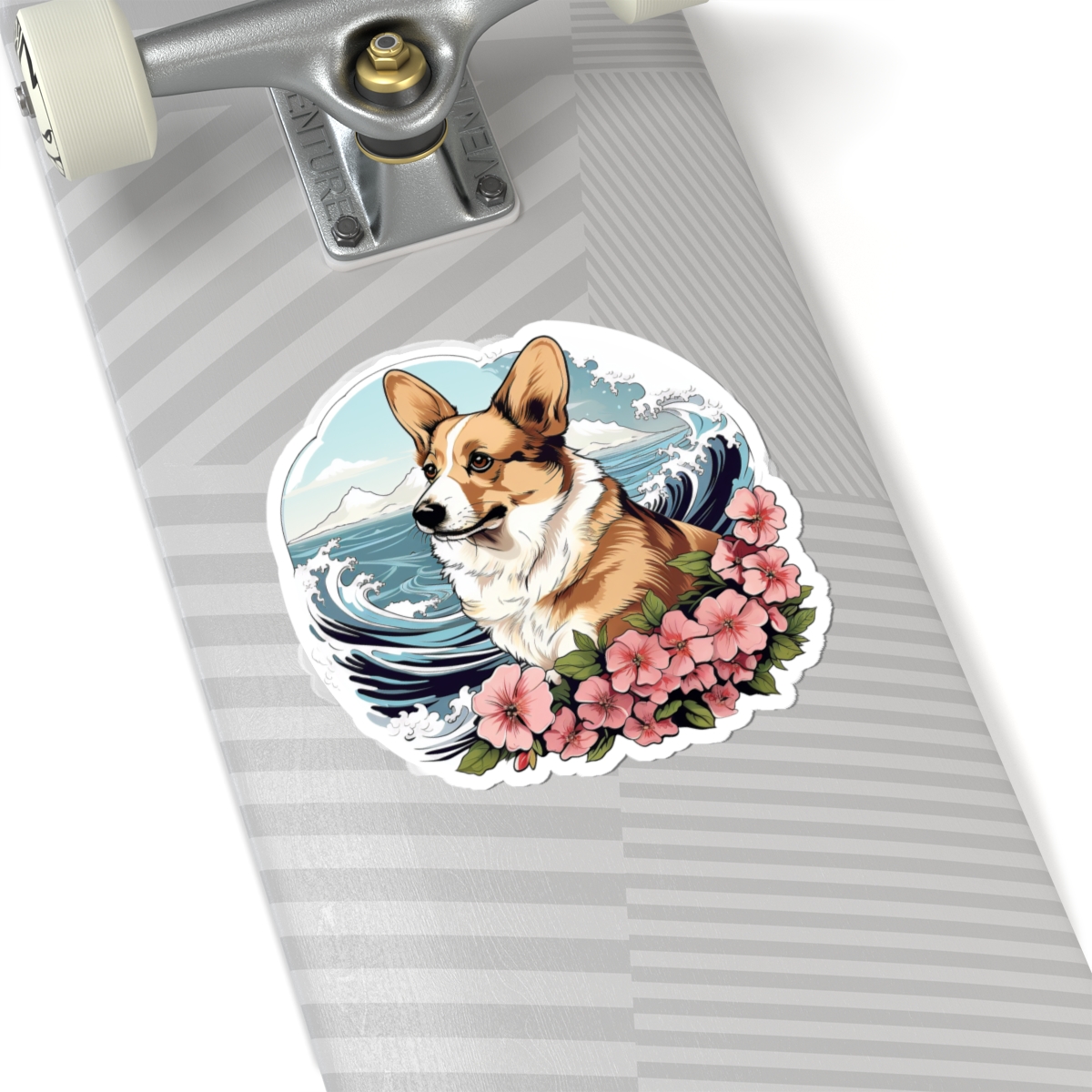 Aloha Corgi - Sticker - context