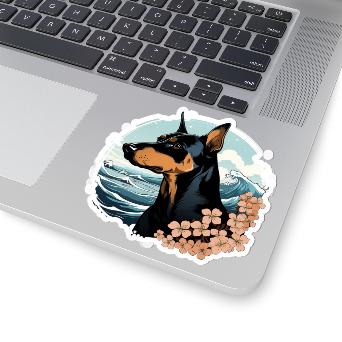 Aloha Doberman - Sticker - context