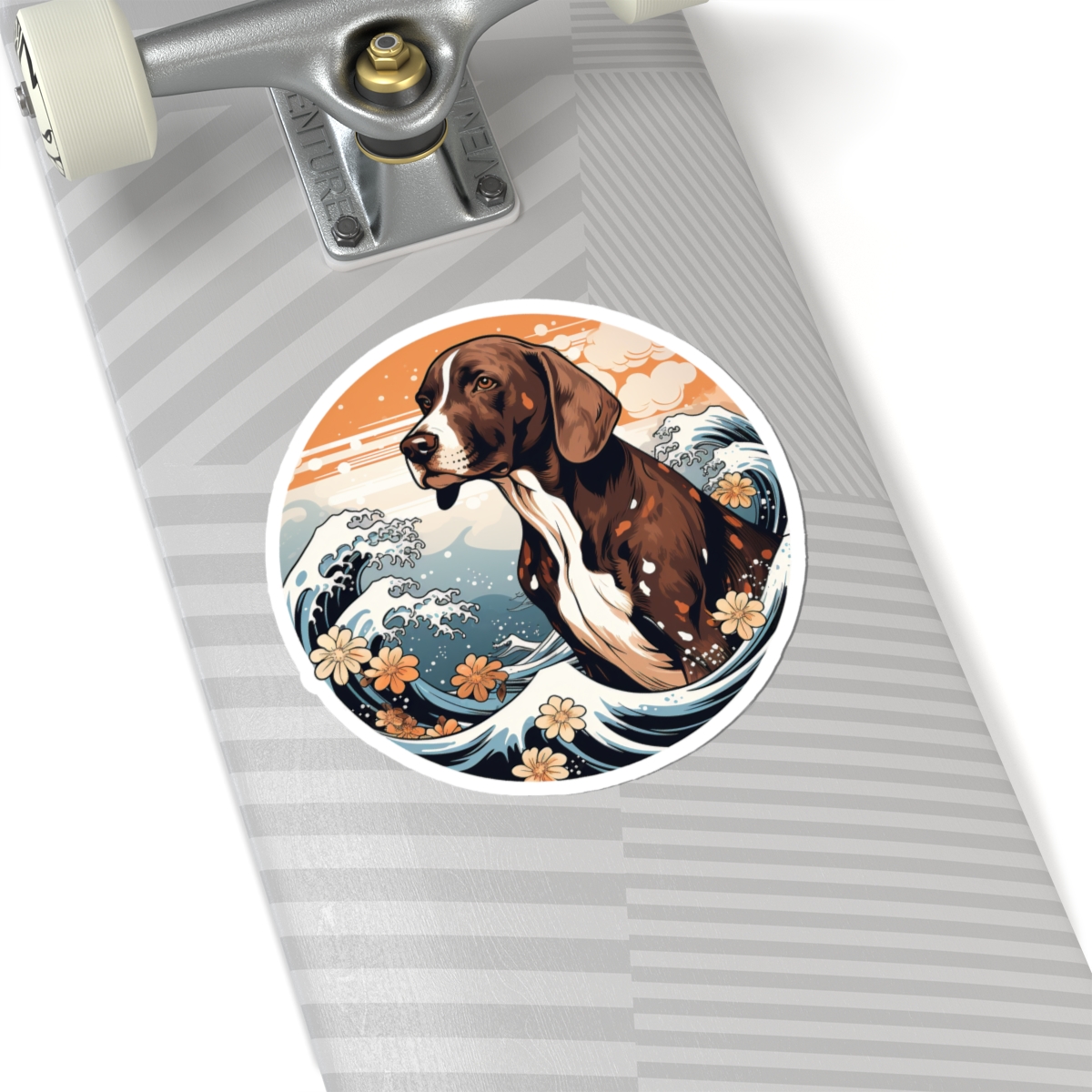 Aloha German Shorthaired Pointer - Sticker - context