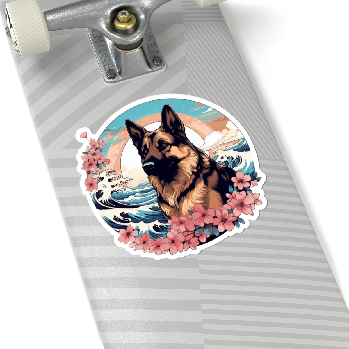 Aloha German Shepherd - Sticker - context