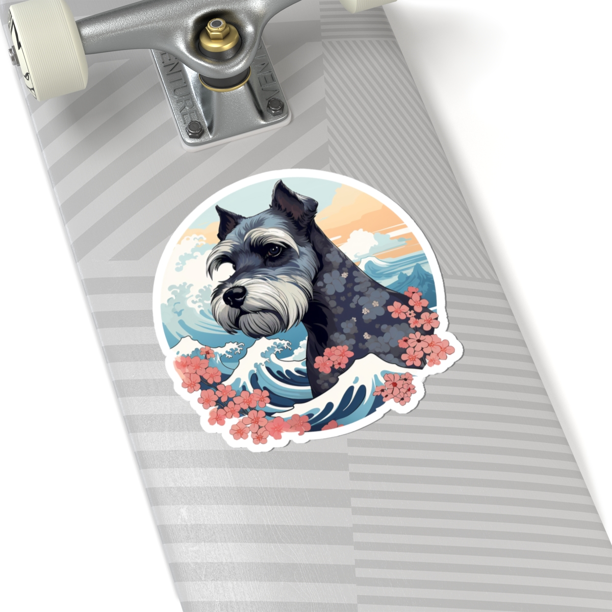 Aloha Miniature Schnauzer - Sticker - context