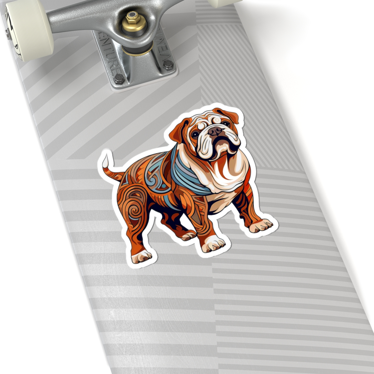 Art Nouveau Bulldog - Sticker - context