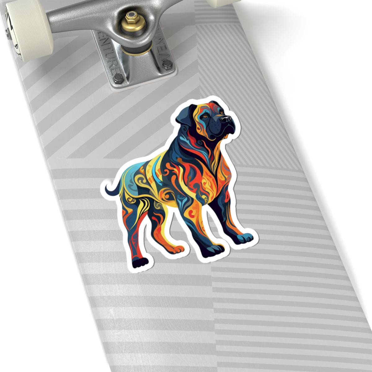 Art Nouveau Cane Corso - Sticker - context