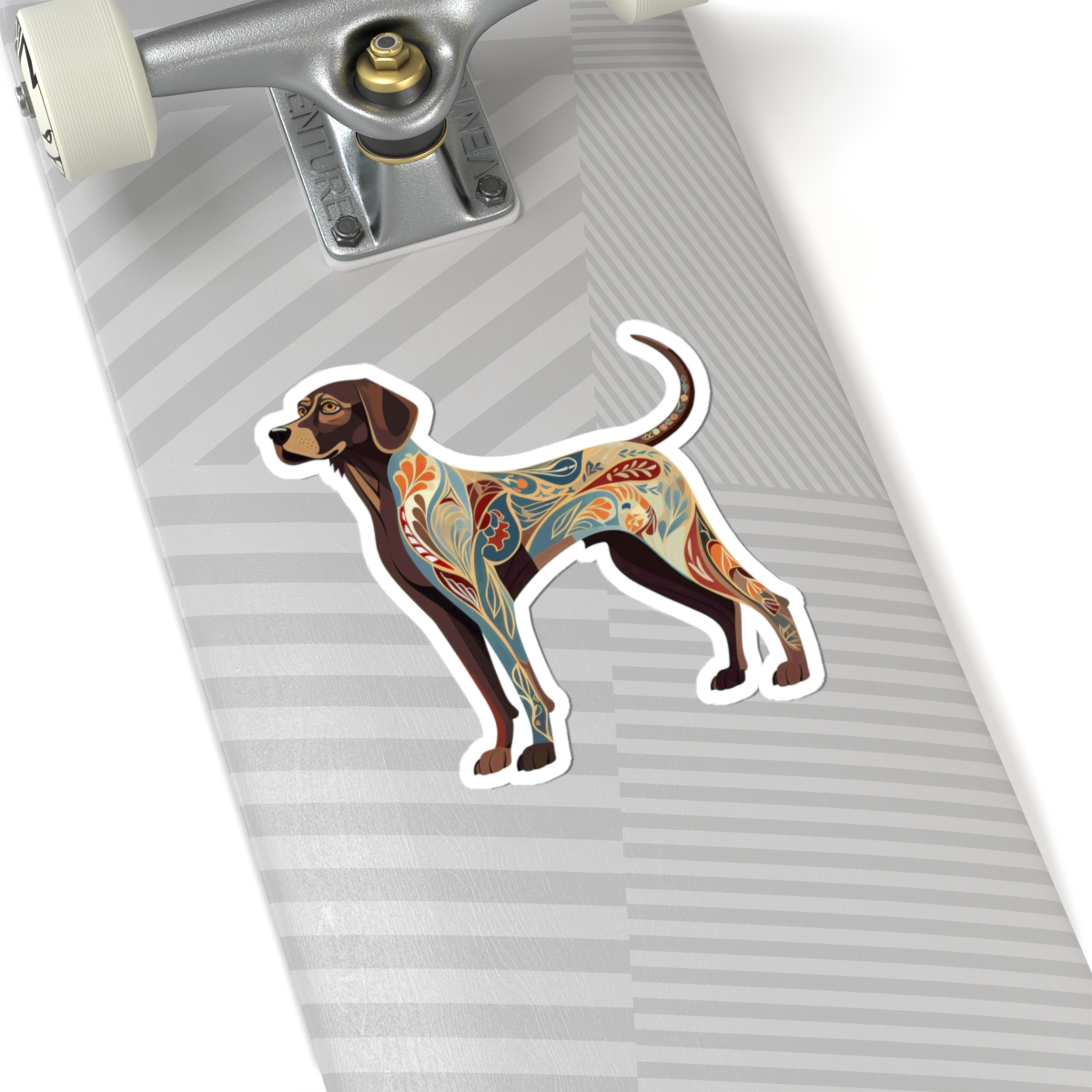 Art Nouveau German Shorthaired Pointer - Sticker - context