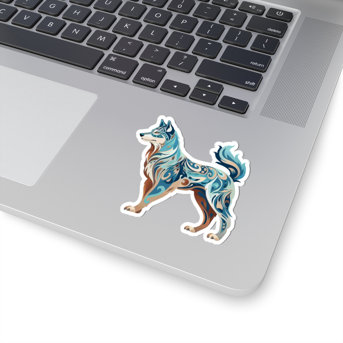 Art Nouveau Husky - Sticker - context
