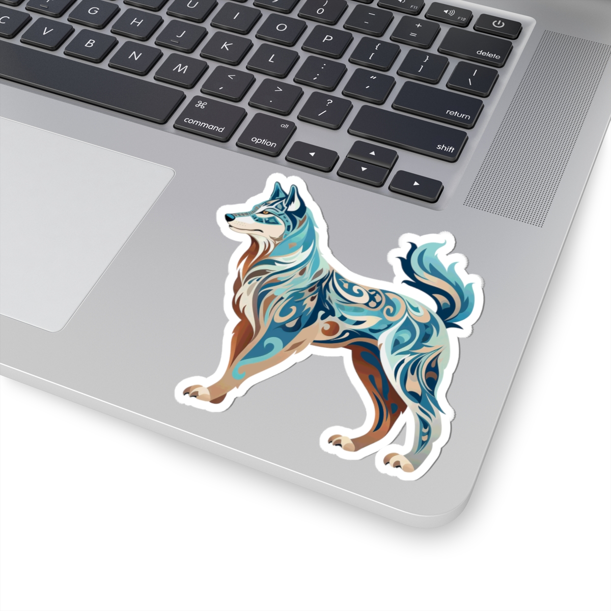 Art Nouveau Husky - Sticker - context